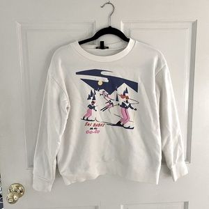 Retro ski pullover